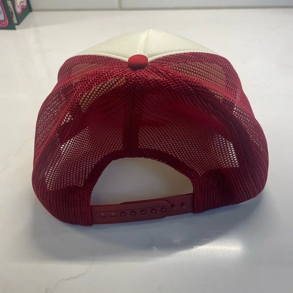Spiritual Gangster Lovers Club Red and Cream Cap-NWOT One size - Picture 2 of 3